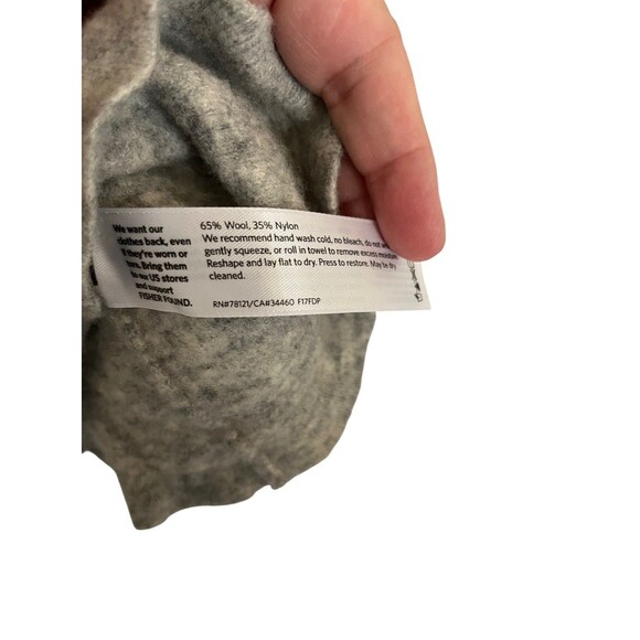 Eileen Fisher Wool Blend Sweater Tunic Mini Dress - Picture 8 of 8